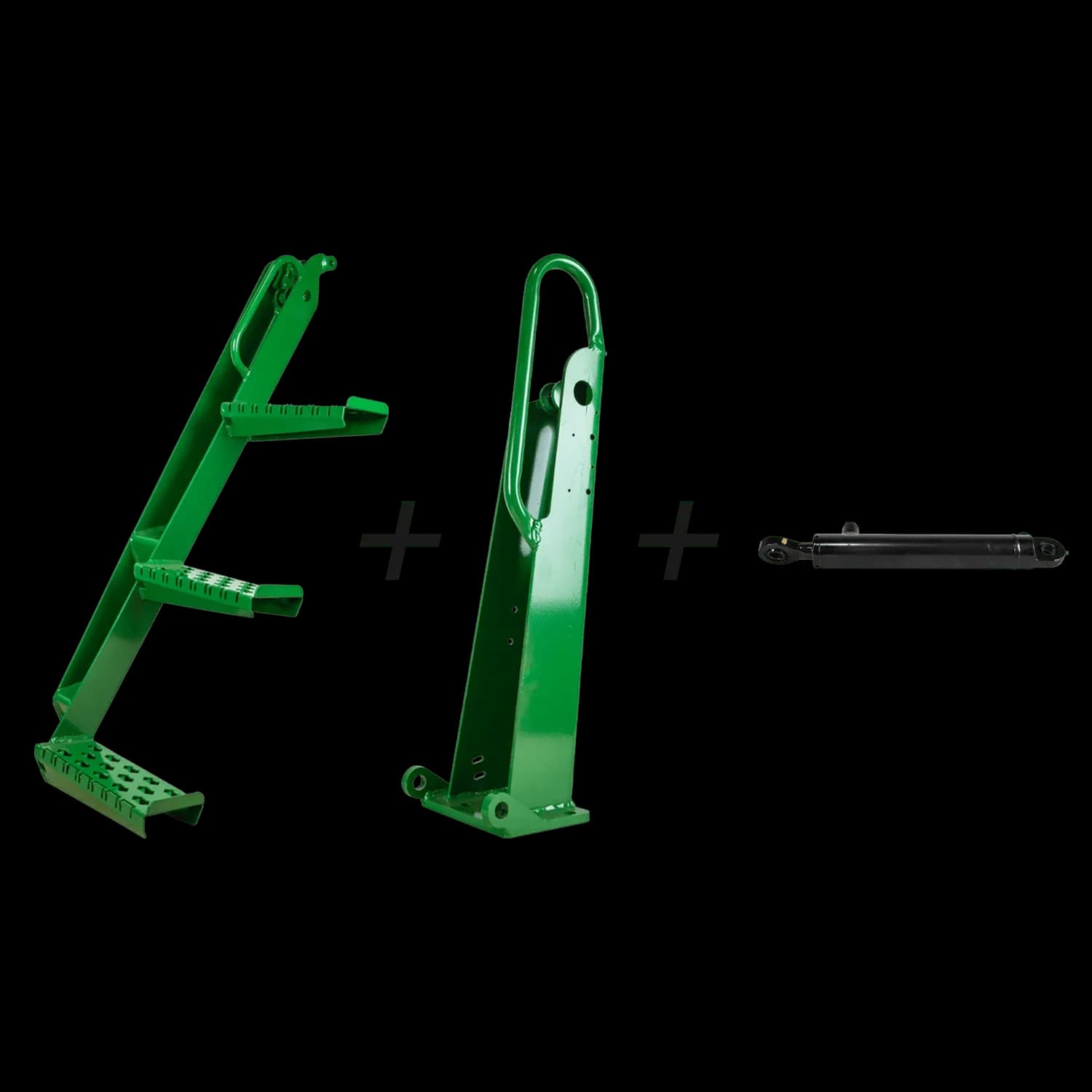 KM Parts stege, stegpelare och hydraulcylinder som paket